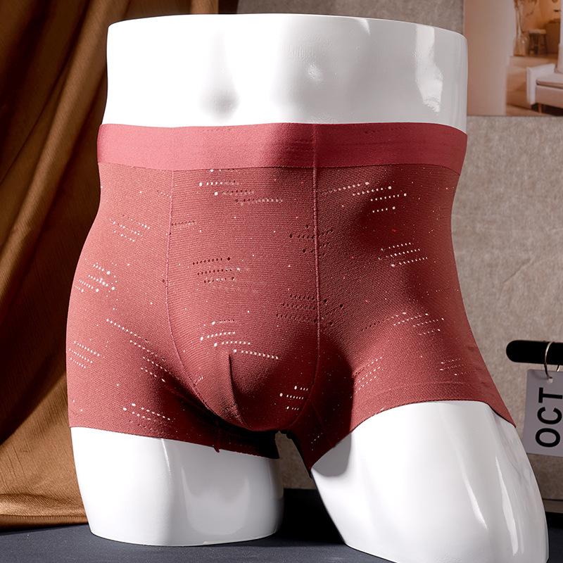 Camellia Antibacterial Mid-Waist Men s Boxer Briefs - Breathable Baby s Breath Imitation Cotton L
Camellia Antibacterial Mid-Waist Men s Boxer Briefs - Breathable Baby s Breath Imitation Cotton L