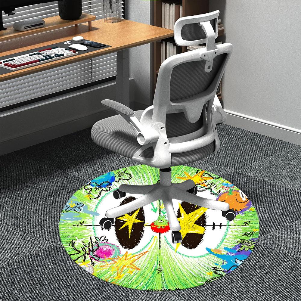 1pc Target Vision Office Round Area Rug, Indoor Mat Suitable ForOffice, Under Office Chairs Bedroom Living Room Home Decor, Room Deco q047 80cm by 80cm
1pc Target Vision Office Round Area Rug, Indoor Mat Suitable ForOffice, Under Office Chairs Bedroom Living Room Home Decor, Room Deco q047 80cm by 80cm