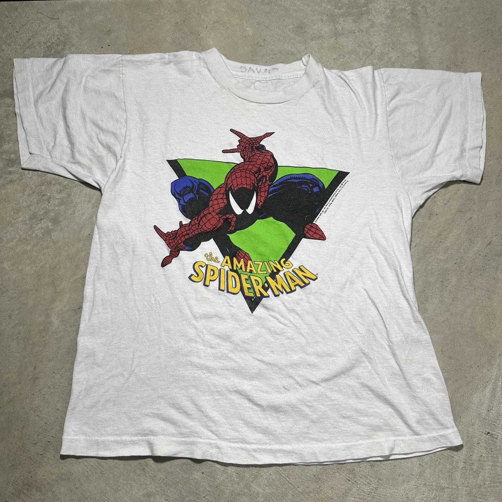 Vintage 1991 Marvel The Amazing SPIDERMAN Graphic T shirt Adult USA White S
Vintage 1991 Marvel The Amazing SPIDERMAN Graphic T shirt Adult USA White S