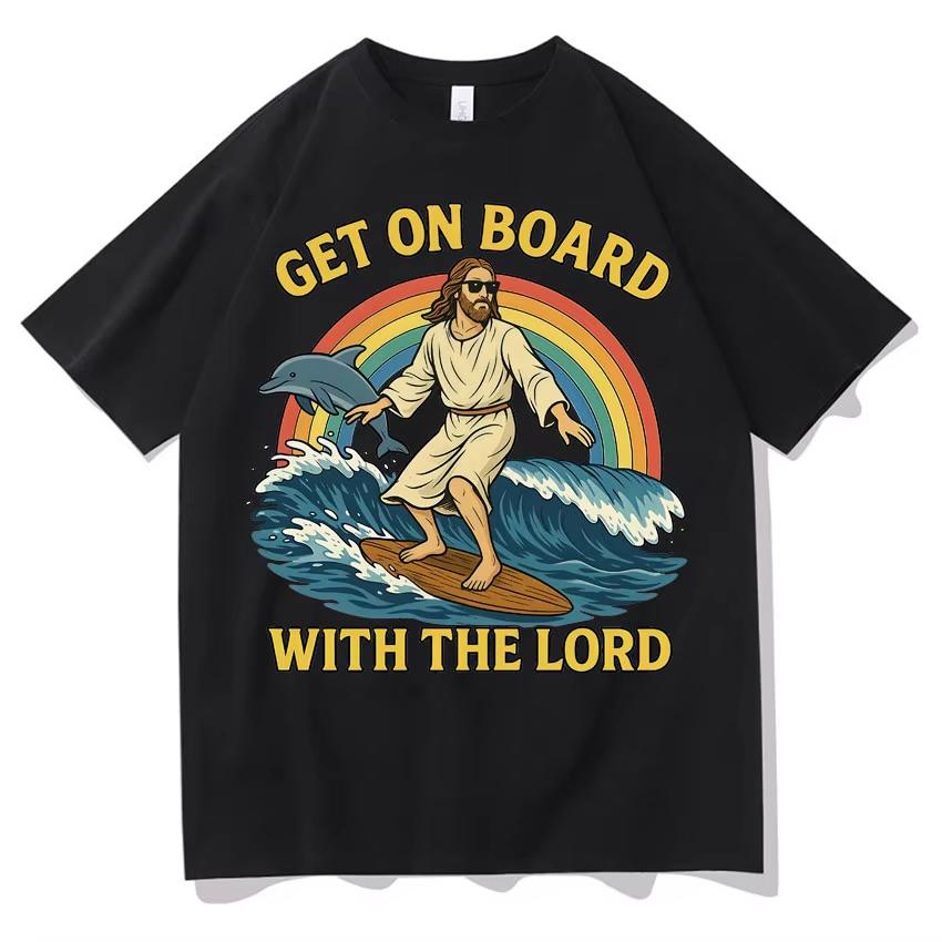 Get on Board with The Lord Funny Jesus Meme T Shirts Men s Harajuku Clothing Casual Classic Oversized Cozy Short Sleeve T-shi... S разноцветный
Get on Board with The Lord Funny Jesus Meme T Shirts Men s Harajuku Clothing Casual Classic Oversized Cozy Short Sleeve T-shi... S разноцветный