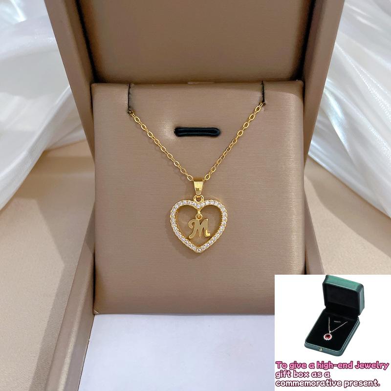 Love letters full of diamonds, light luxury temperament, gorgeous full of diamonds, necklace, female versatile collarbone chain
Love letters full of diamonds, light luxury temperament, gorgeous full of diamonds, necklace, female versatile collarbone chain