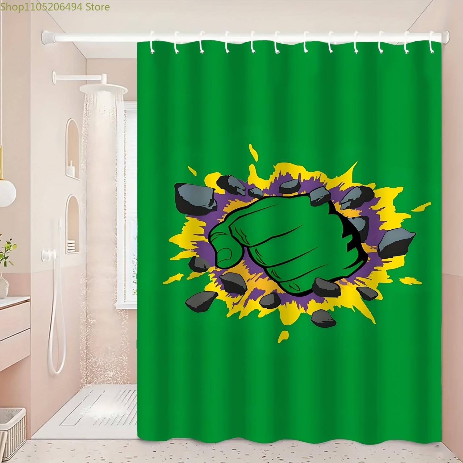 Marvel 1pc Printed Shower Curtain with Hulk Fist Design, Durable, Perfect for Cozy Home Bathrooms or Guest Bathrooms, Hallowee 90x180cm
Marvel 1pc Printed Shower Curtain with Hulk Fist Design, Durable, Perfect for Cozy Home Bathrooms or Guest Bathrooms, Hallowee 90x180cm
