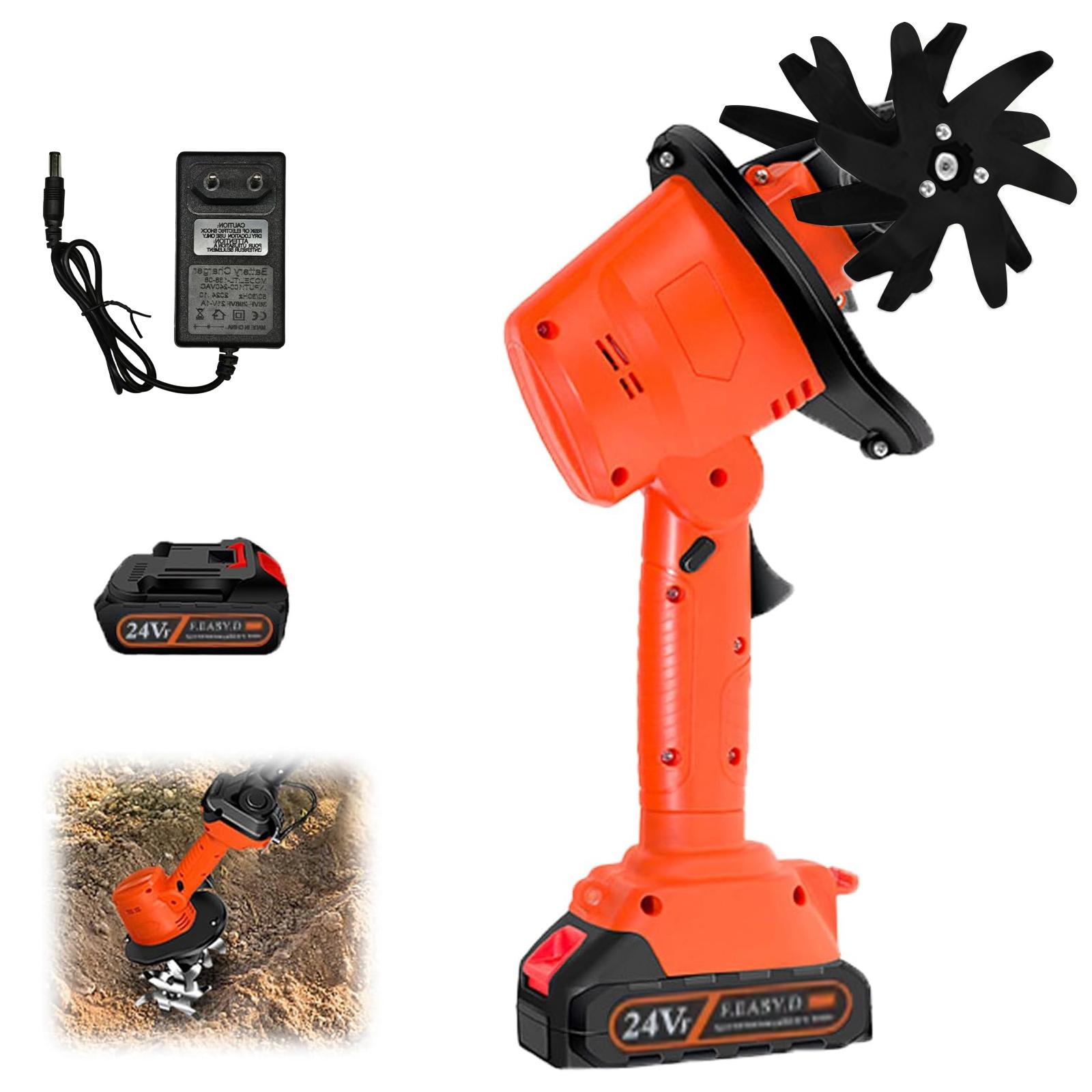 Cordless Garden Tiller 21V 2 Rechargeable Battery Fast Charging Lightweight Ergonomic Weeds Removal Soil Loosening Tool 1
Cordless Garden Tiller 21V 2 Rechargeable Battery Fast Charging Lightweight Ergonomic Weeds Removal Soil Loosening Tool 1