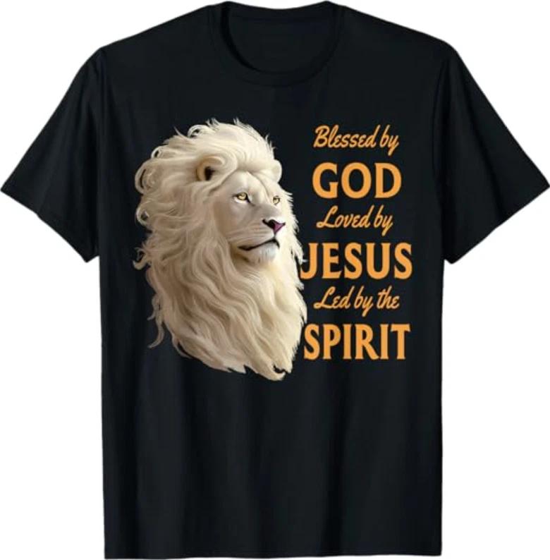 Blessed by God - Loved by Jesus Christian Lion T-Shirt S
Blessed by God - Loved by Jesus Christian Lion T-Shirt S