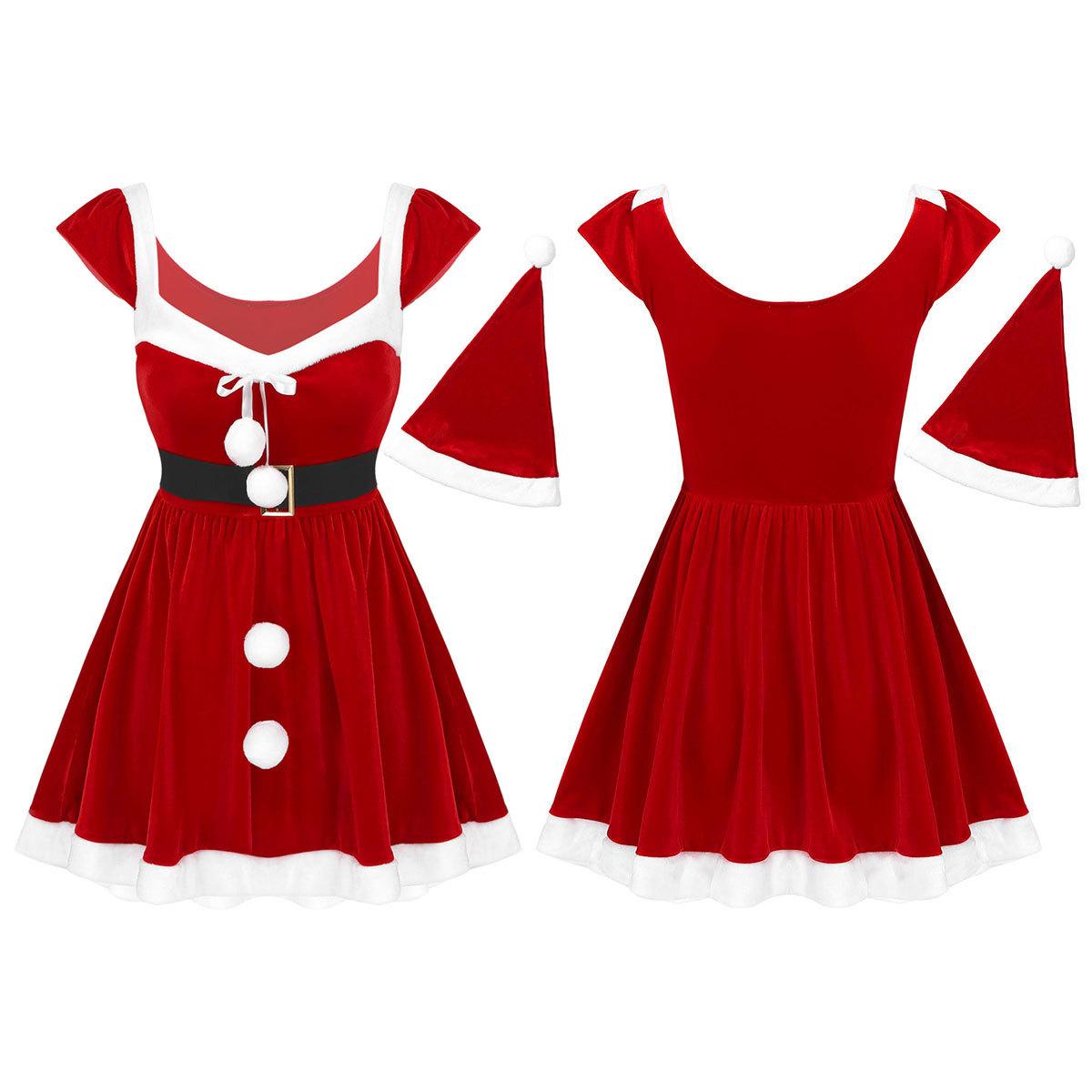 Женский костюм миссис Клаус Санты из 2 частей косплей Рождество мини-платье с высокой талией и шляпой S
Женский костюм миссис Клаус Санты из 2 частей косплей Рождество мини-платье с высокой талией и шляпой S