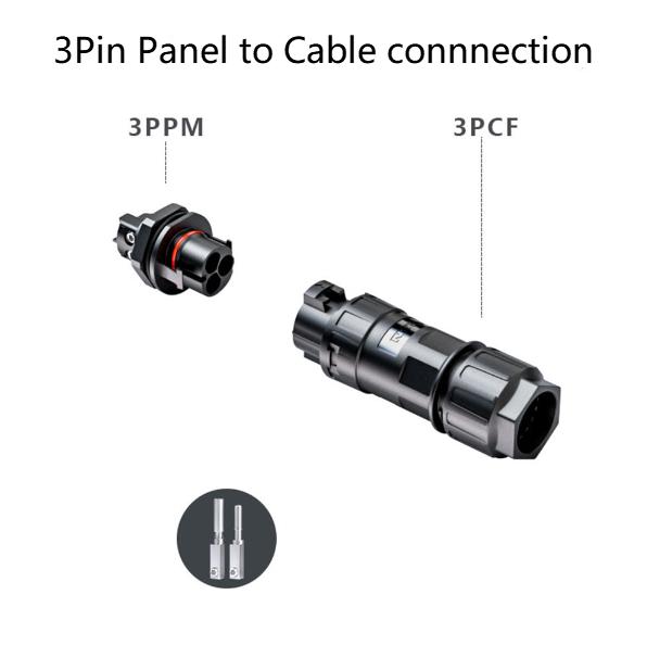 Waterproof Cable Connector 3/5 Pin Aviation Male Female Wire Connectors Photovoltaic Inverter AC Connector Solar Power Supplies
Waterproof Cable Connector 3/5 Pin Aviation Male Female Wire Connectors Photovoltaic Inverter AC Connector Solar Power Supplies