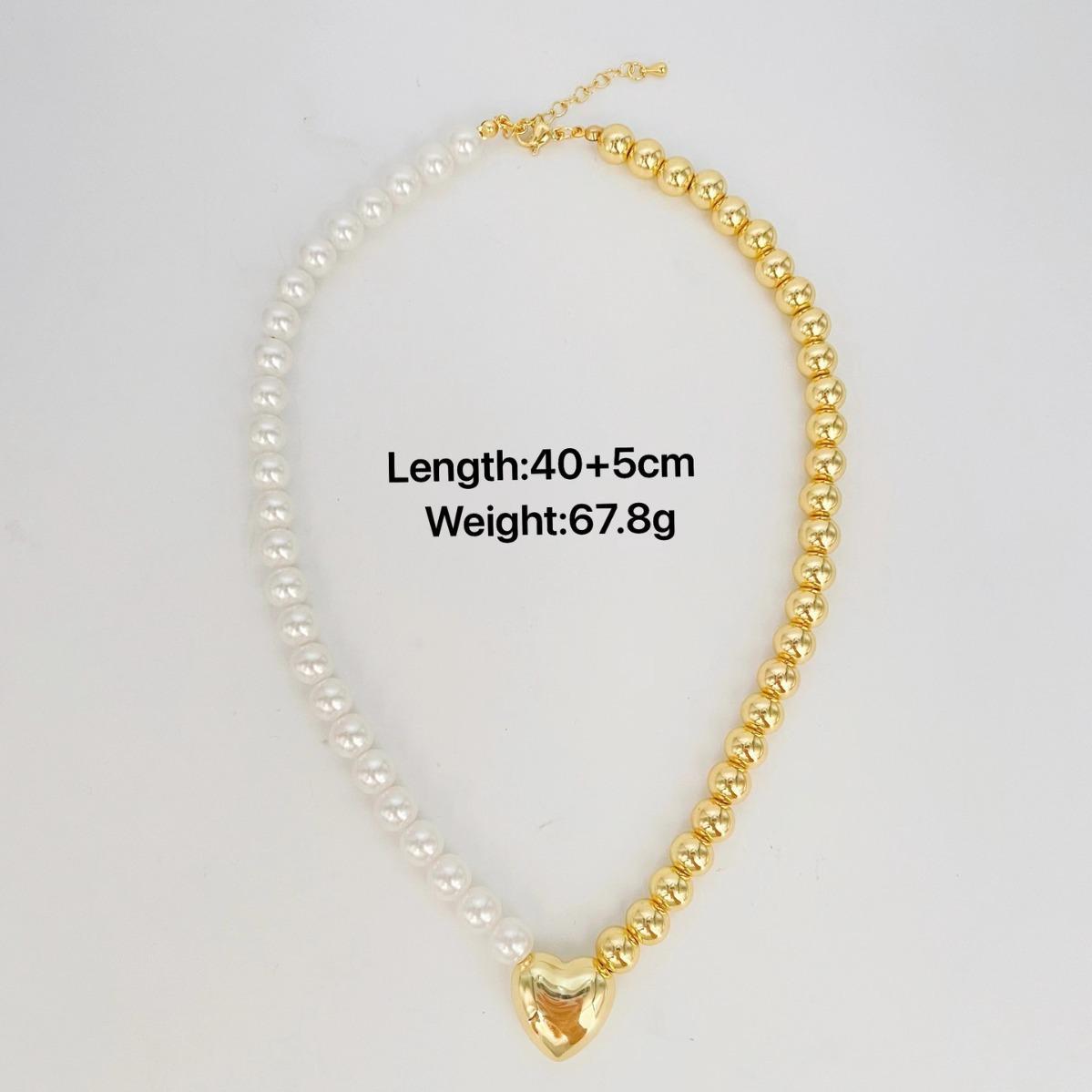 Простое легкое роскошное темпераментное ожерелье из 8 жемчужных медных бусин Love Beaded, подходящее для повседневной носки женщин
Простое легкое роскошное темпераментное ожерелье из 8 жемчужных медных бусин Love Beaded, подходящее для повседневной носки женщин