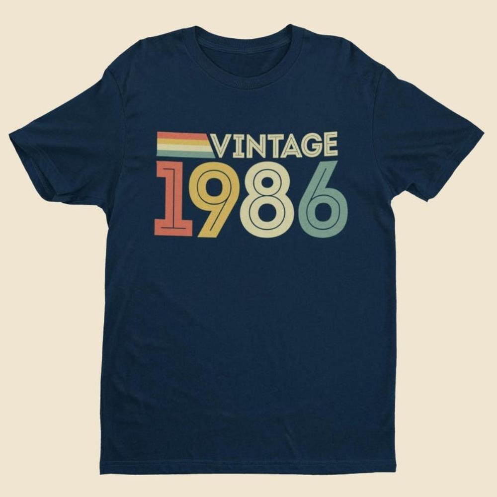 40th Birthday 1986 TShirt Vintage 1986 Retro Gift for Him Her Graphic T Shirts Women Unisex Casual Cotton Creative Shortsleev 4XL
40th Birthday 1986 TShirt Vintage 1986 Retro Gift for Him Her Graphic T Shirts Women Unisex Casual Cotton Creative Shortsleev 4XL