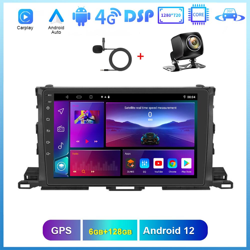 REAKOSOUND 10 дюймов Android Беспроводной Carplay Авто GPS навигация Автомобильный стерео радиоплеер BT WIFI для Toyota Highlander 2014-2018 8-core 6+128+MIC+AHD
REAKOSOUND 10 дюймов Android Беспроводной Carplay Авто GPS навигация Автомобильный стерео радиоплеер BT WIFI для Toyota Highlander 2014-2018 8-core 6+128+MIC+AHD