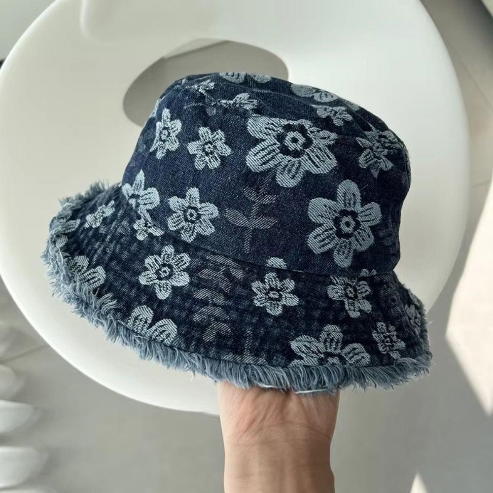 Washed Cowboy Bucket Hats Flower Embroidered Sunscreen Sun Cap Retro Denim Fisherman Hat Travel світло-синій колір
Washed Cowboy Bucket Hats Flower Embroidered Sunscreen Sun Cap Retro Denim Fisherman Hat Travel світло-синій колір