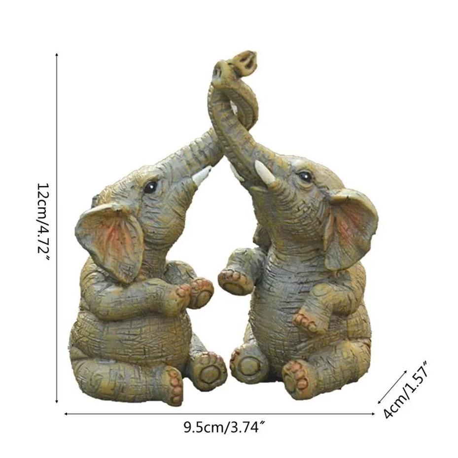 1 Pcs Elephant Couple Figurine Statue - Home Decor Elephant Ornaments For Desk Cupboard Props Gifting Accessory светло-серый
1 Pcs Elephant Couple Figurine Statue - Home Decor Elephant Ornaments For Desk Cupboard Props Gifting Accessory светло-серый