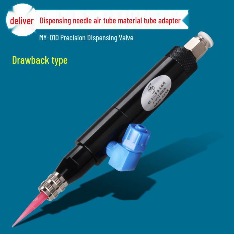 Single-Acting Piston Glue Dispensing Valve with Suck-Back & Threaded Needle D10
Single-Acting Piston Glue Dispensing Valve with Suck-Back & Threaded Needle D10