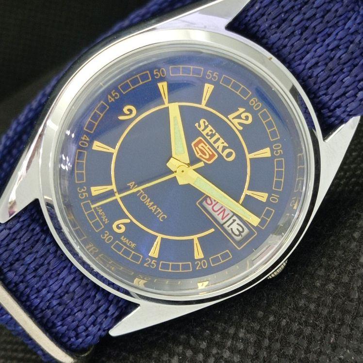 REFURBISHED VINTAGE SEIKO 5 AUTO 6309A JAPAN MENS D/D BLUE WATCH 598-a313135-2 SKU598-a313135
REFURBISHED VINTAGE SEIKO 5 AUTO 6309A JAPAN MENS D/D BLUE WATCH 598-a313135-2 SKU598-a313135