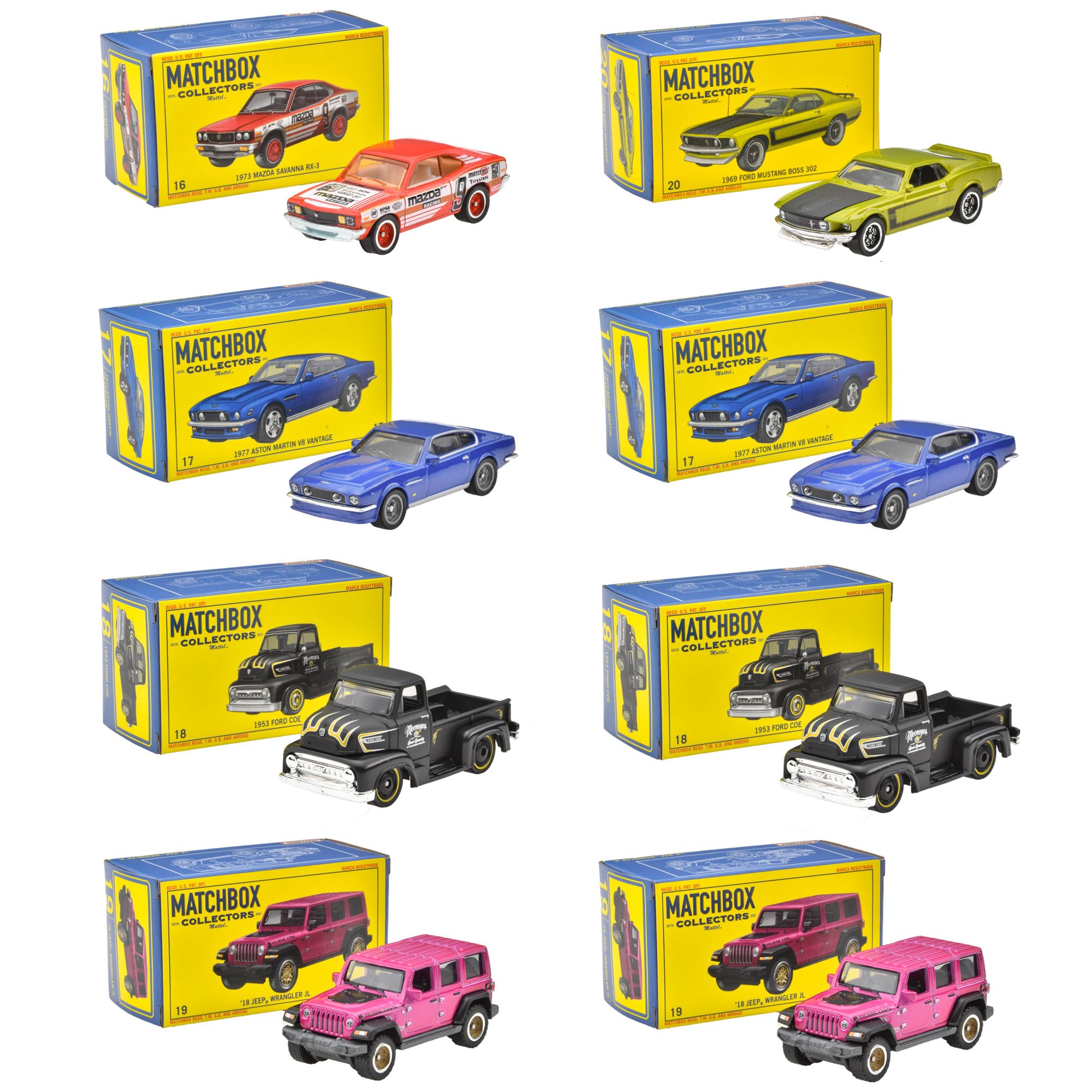 Ассортимент игрушек Matchbox Vehicle Toys Mini Box проданных в возрасте 3 лет и Multi Collector s Cars, 8, коробка, вверх, 986Z-GBJ48
Ассортимент игрушек Matchbox Vehicle Toys Mini Box проданных в возрасте 3 лет и Multi Collector s Cars, 8, коробка, вверх, 986Z-GBJ48