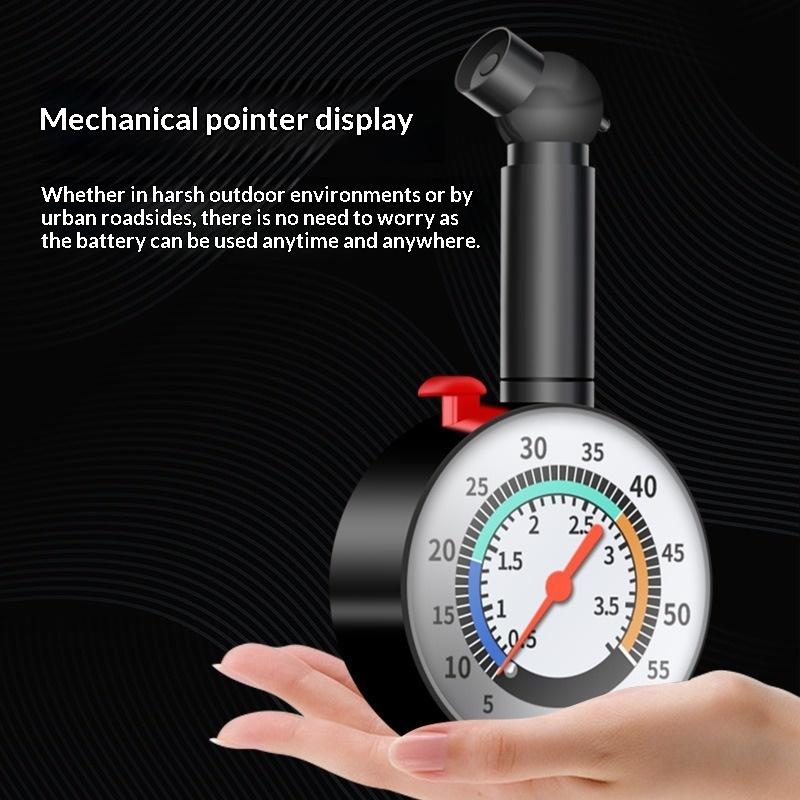 Measurement High Precision Meter Detector Car Tire Pressure Gauge Tyre Deflation Pointer Auto Tire Inflation Pressure Gauge one size
Measurement High Precision Meter Detector Car Tire Pressure Gauge Tyre Deflation Pointer Auto Tire Inflation Pressure Gauge one size