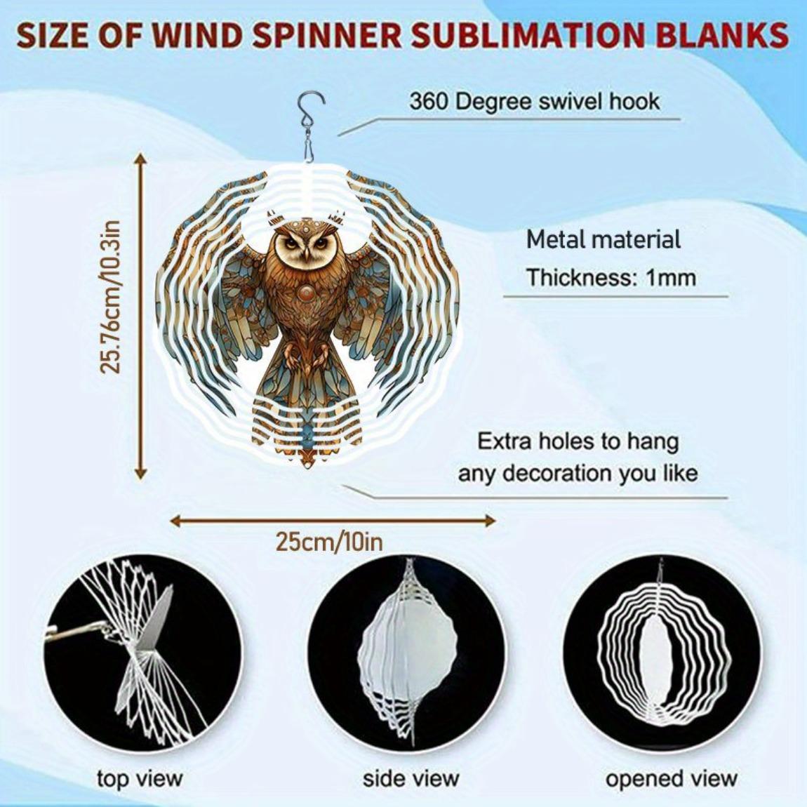 Ветряк-мандала совы – 3D металлический садовый декор, ручная работа, дизайн совы с яркими перьями, вращающееся украшение для патио, не требующее батареек 01A
Ветряк-мандала совы – 3D металлический садовый декор, ручная работа, дизайн совы с яркими перьями, вращающееся украшение для патио, не требующее батареек 01A