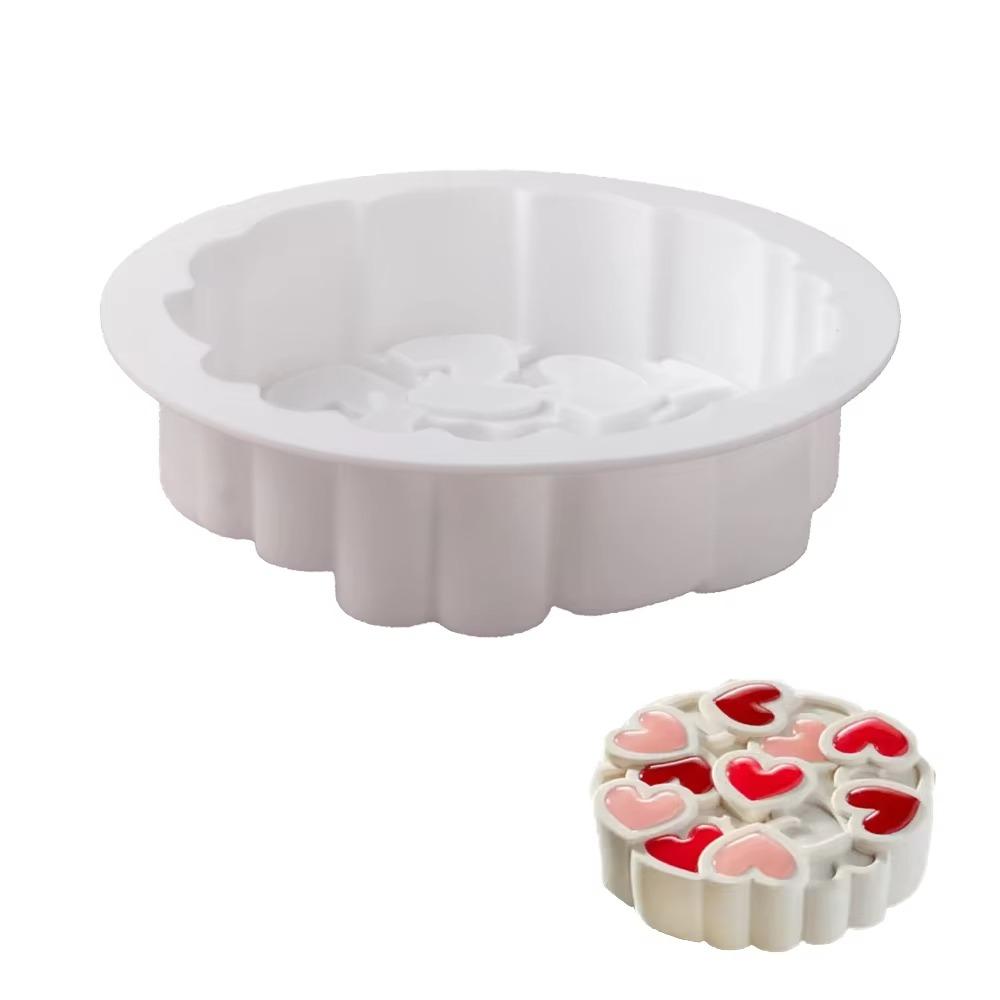 Easy To Demold Heart Silicone Molds Silicone Pastry Baking Pan Mousse Moulds Valentine s Day білий
Easy To Demold Heart Silicone Molds Silicone Pastry Baking Pan Mousse Moulds Valentine s Day білий