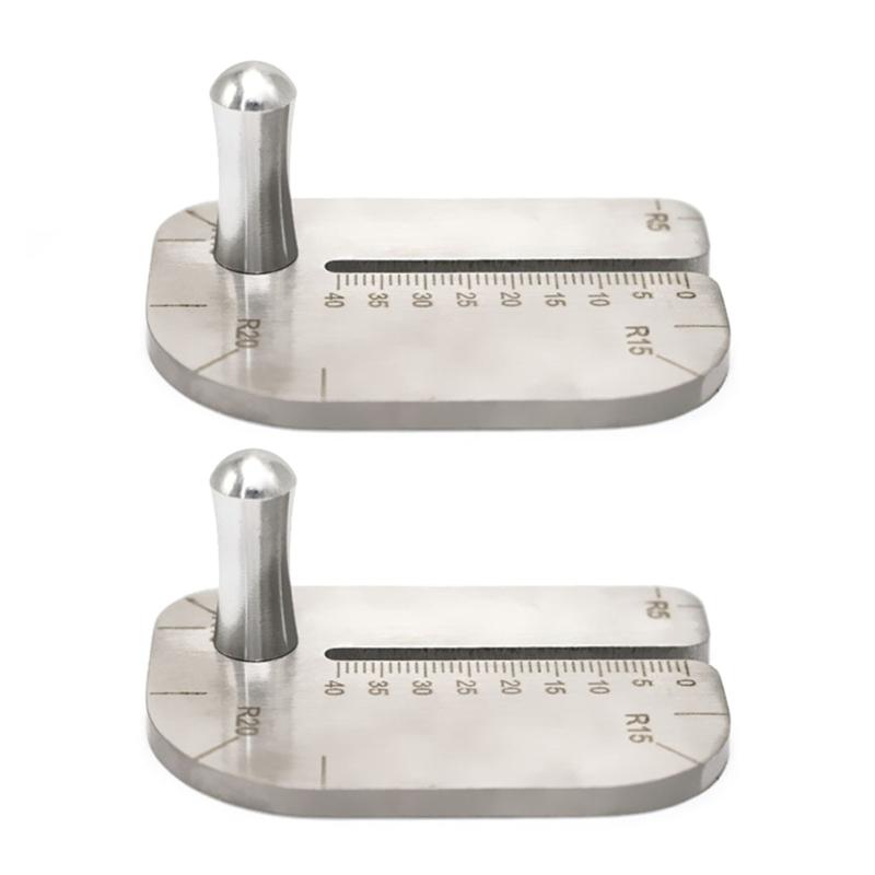 Leather Stitching Punch Aid Plate with Scale Stainless Steel Leather Hole Puncher Aid Plate Tool with Measuring Ruler 1
Leather Stitching Punch Aid Plate with Scale Stainless Steel Leather Hole Puncher Aid Plate Tool with Measuring Ruler 1