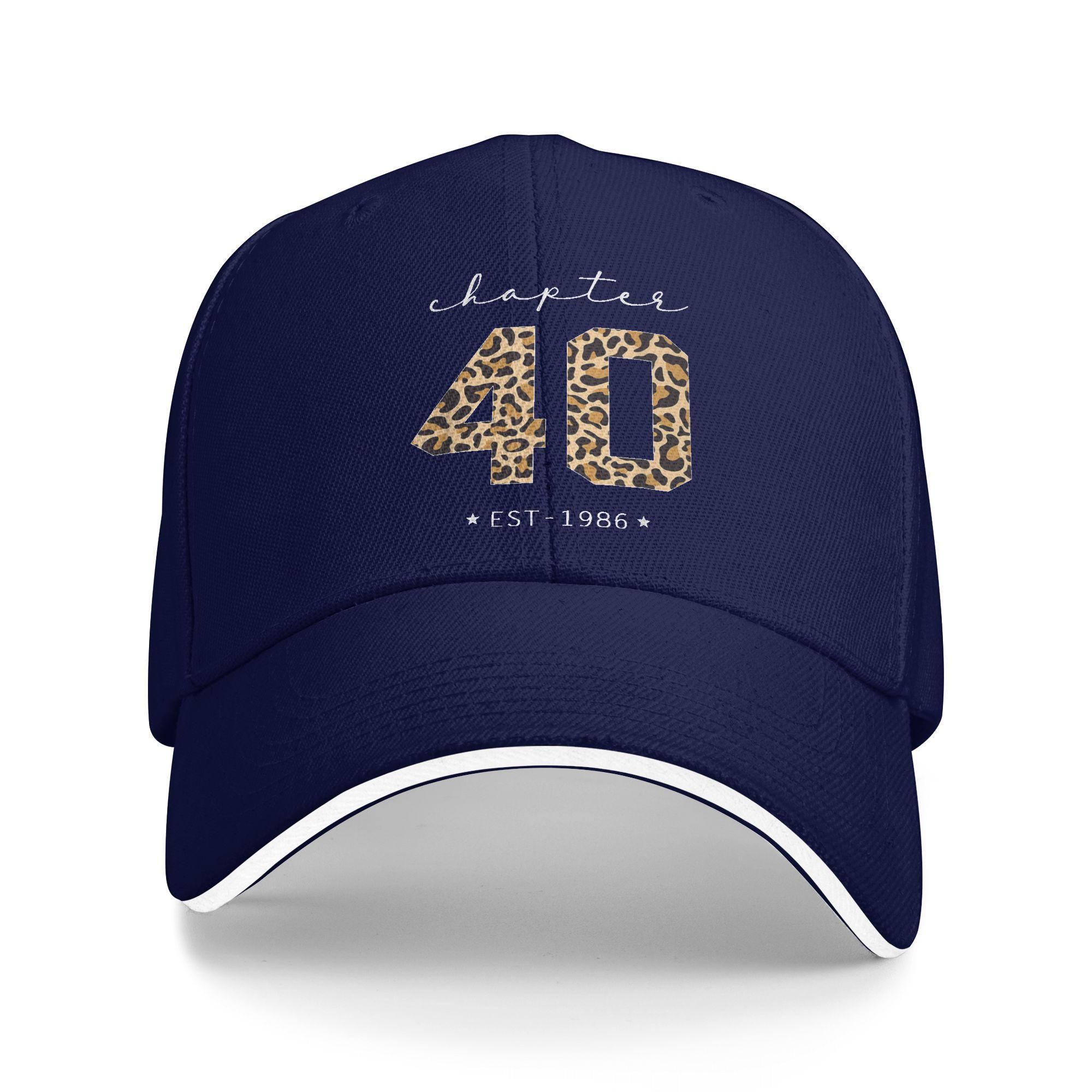 Summer Chapter 40 Est 1986 Leopard Print 40th Birthday 40 Years Old Baseball Cap Outdoor Stylish Trucker Hat Men Baseball Caps One Size темно-синього кольору
Summer Chapter 40 Est 1986 Leopard Print 40th Birthday 40 Years Old Baseball Cap Outdoor Stylish Trucker Hat Men Baseball Caps One Size темно-синього кольору