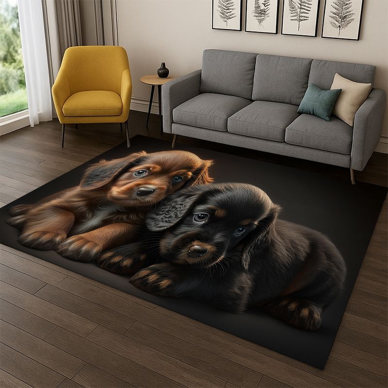 Cute Dog Puppy Cartoon Carpet Rug for Bedroom Living Room Sofa Playroom Doormat Home Decor,Kid Game Area Rug Non-slip Gift 40x60cm
Cute Dog Puppy Cartoon Carpet Rug for Bedroom Living Room Sofa Playroom Doormat Home Decor,Kid Game Area Rug Non-slip Gift 40x60cm