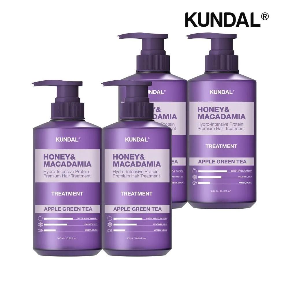 KUNDAL Honey & Macadamia Protein Treatment Apple Green Tea 500ml x4
KUNDAL Honey & Macadamia Protein Treatment Apple Green Tea 500ml x4