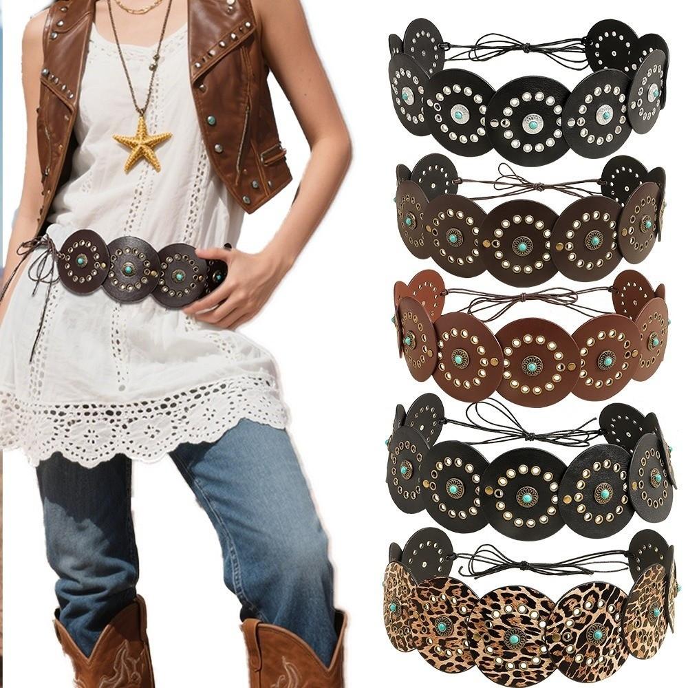 PU Leather Rivet Waist Belt Turquoise Dress Jeans Belt Versatile Wide Women s Belt Music Festival срібний/чорний
PU Leather Rivet Waist Belt Turquoise Dress Jeans Belt Versatile Wide Women s Belt Music Festival срібний/чорний