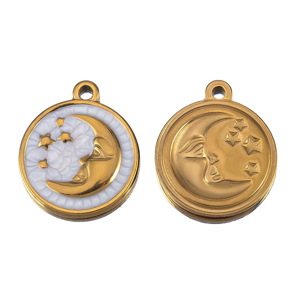 2pcs 5pcs Stainless Steel Colorful Enamel Moon Star Retro Bracelet Charm for Necklace Earring Component Jewelry Making Wholesale 2pcs
2pcs 5pcs Stainless Steel Colorful Enamel Moon Star Retro Bracelet Charm for Necklace Earring Component Jewelry Making Wholesale 2pcs