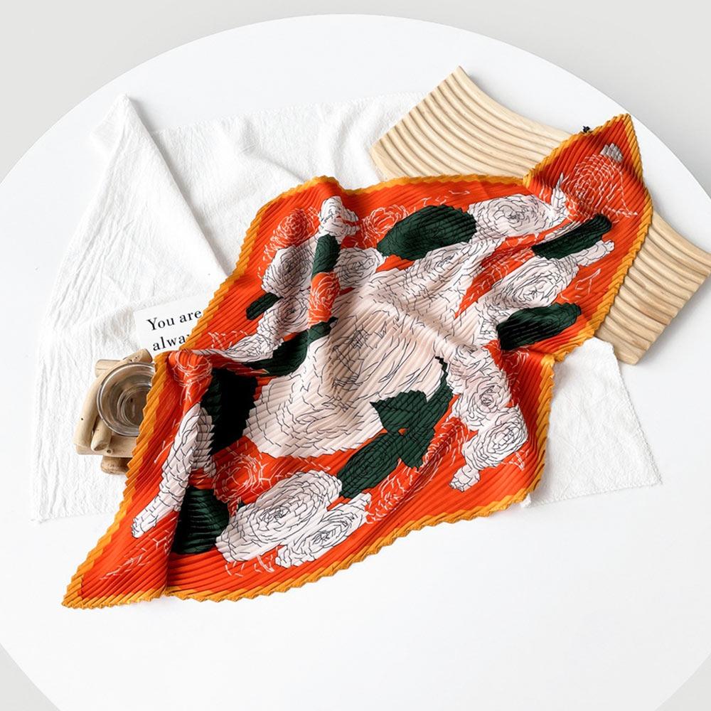 Flower Print Square Scarf Satin Hair Tie Band Summer Kerchief Headscarf 1
Flower Print Square Scarf Satin Hair Tie Band Summer Kerchief Headscarf 1