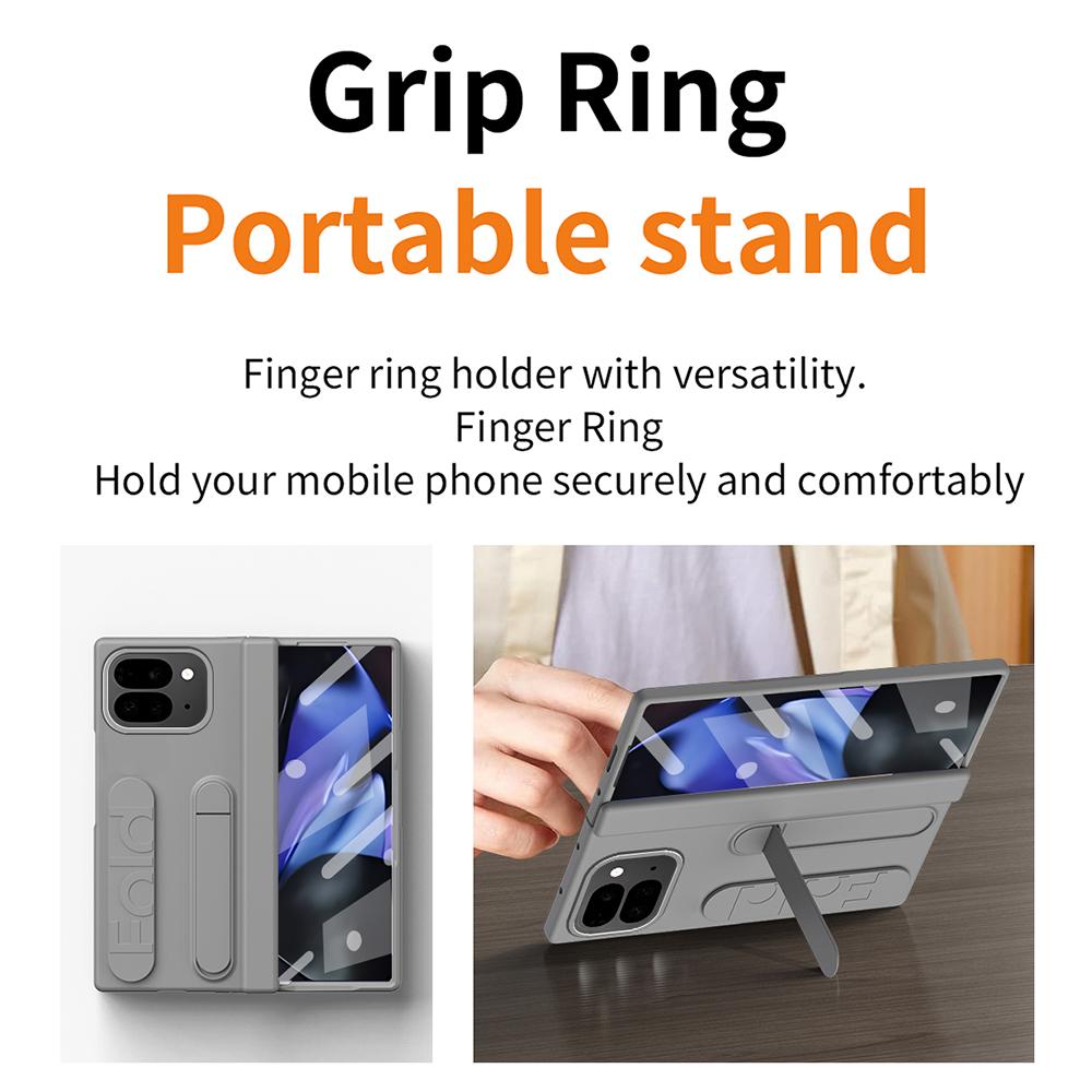 For Google Pixel 10 Pro Fold Case Kickstand Wristband Hard PC Phone Cover with Pen Slot Transparent
For Google Pixel 10 Pro Fold Case Kickstand Wristband Hard PC Phone Cover with Pen Slot Transparent