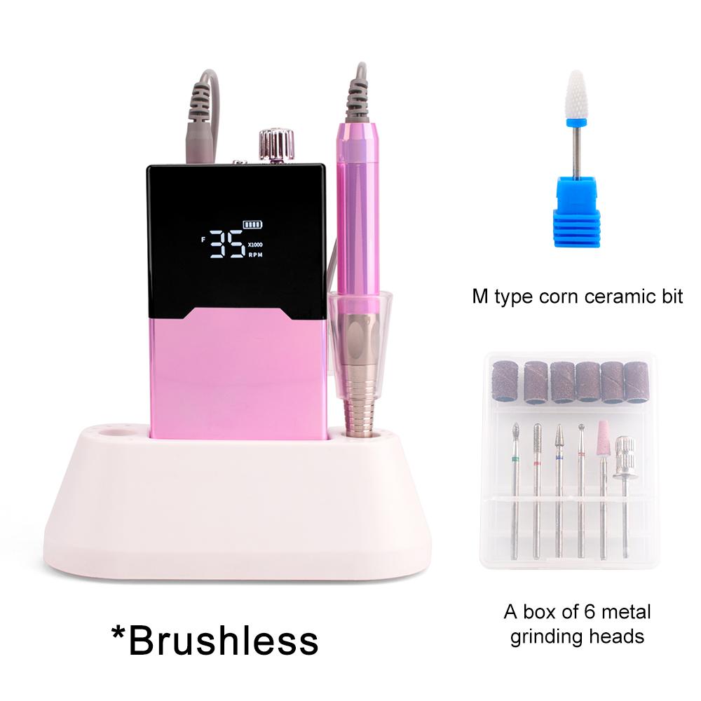 BEPAN Irregular Thin Body Drill Machine Brushless Nail Drill with Desktop Base 35000RPM Manicure Machine Nail File Cordless UK розовый
BEPAN Irregular Thin Body Drill Machine Brushless Nail Drill with Desktop Base 35000RPM Manicure Machine Nail File Cordless UK розовый
