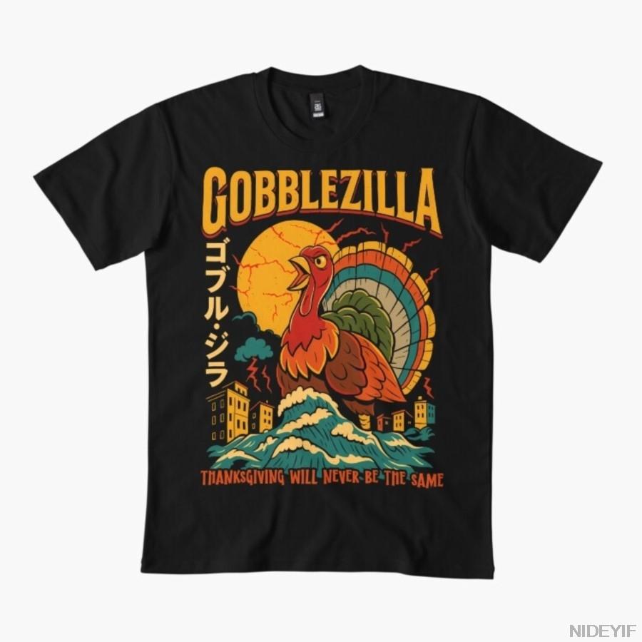 Funny Thanksgiving Retro Quote Humor Style Gobblezilla Happy T-shirt For Men Women 100% Cotton T Shirts Short Sleeve Tops 1114-2 4XL
Funny Thanksgiving Retro Quote Humor Style Gobblezilla Happy T-shirt For Men Women 100% Cotton T Shirts Short Sleeve Tops 1114-2 4XL
