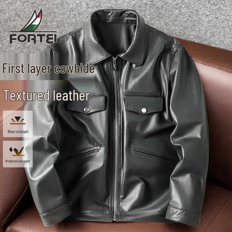 Men s Vintage Oil Wax Genuine Leather Motorcycle Jacket 2XL 54
Men s Vintage Oil Wax Genuine Leather Motorcycle Jacket 2XL 54