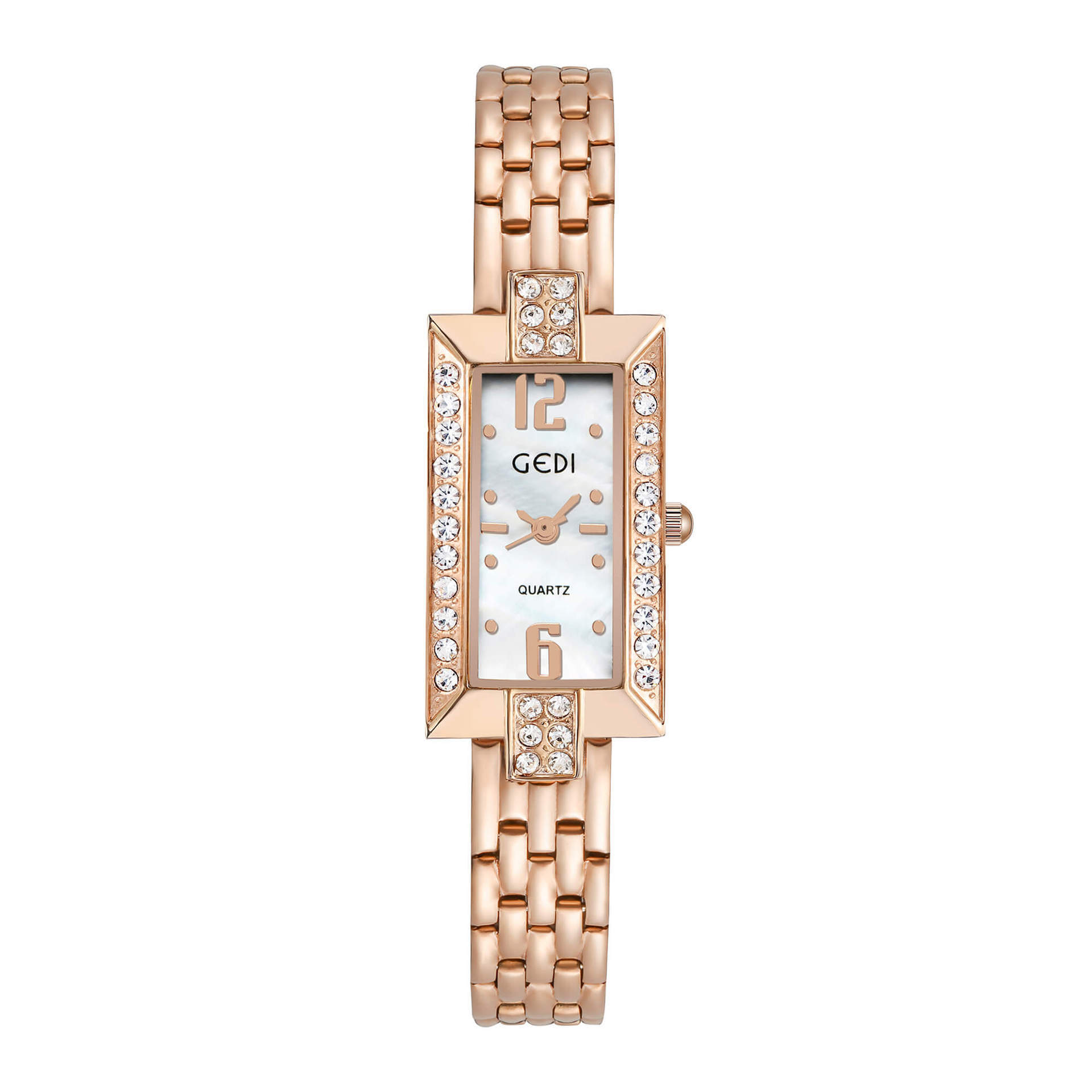 Gypsy Square Alloy Steel Belt Fashionable Waterproof Quartz Watch рожевий колір золота
Gypsy Square Alloy Steel Belt Fashionable Waterproof Quartz Watch рожевий колір золота