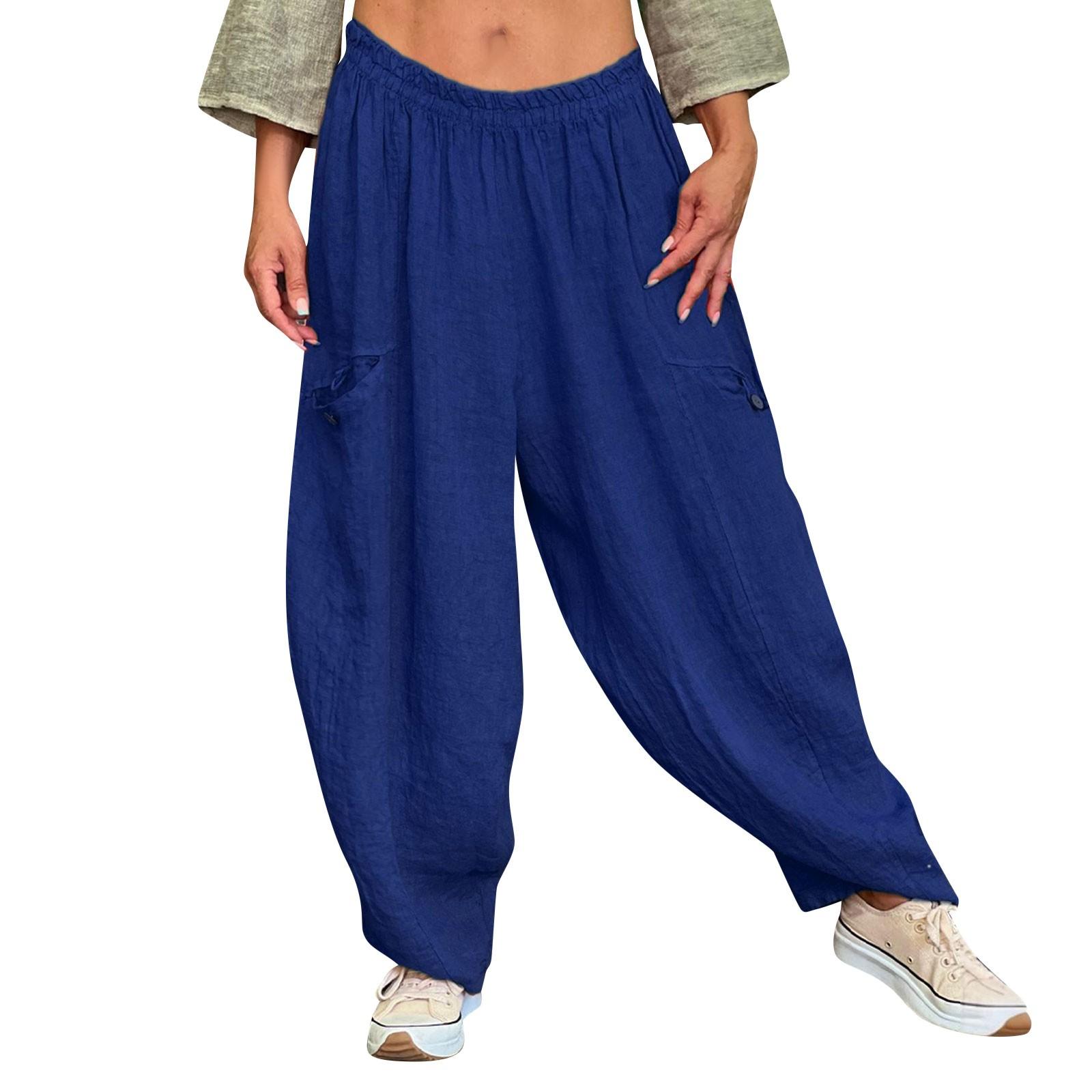 Женские модные брюки однотонные повседневные брюки с эластичной резинкой на талии и карманами XXXL темно-синий
Женские модные брюки однотонные повседневные брюки с эластичной резинкой на талии и карманами XXXL темно-синий