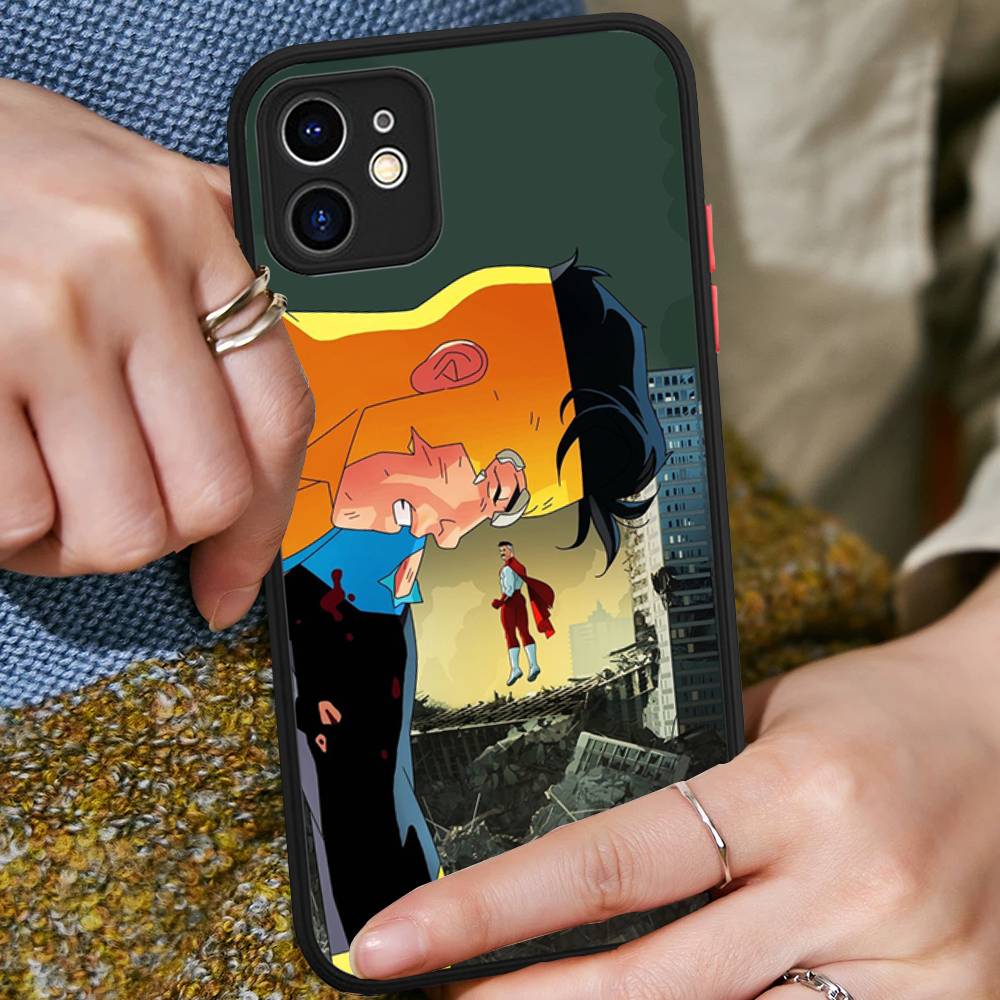 Cartoon Images I-InvincibleS For iPhone 15 16 Pro Max 11 12 13 14 XS XR X Plus 16E Matte Translucent Phone Cover iphone 14
Cartoon Images I-InvincibleS For iPhone 15 16 Pro Max 11 12 13 14 XS XR X Plus 16E Matte Translucent Phone Cover iphone 14