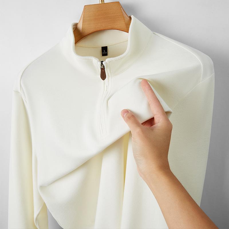 Men s 2025 Autumn/Winter Super Soft Mulberry Silk Stand Collar Half-Zip Hoodie, Long Sleeve Base Layer. 4XL (170-185 Jin) білий
Men s 2025 Autumn/Winter Super Soft Mulberry Silk Stand Collar Half-Zip Hoodie, Long Sleeve Base Layer. 4XL (170-185 Jin) білий
