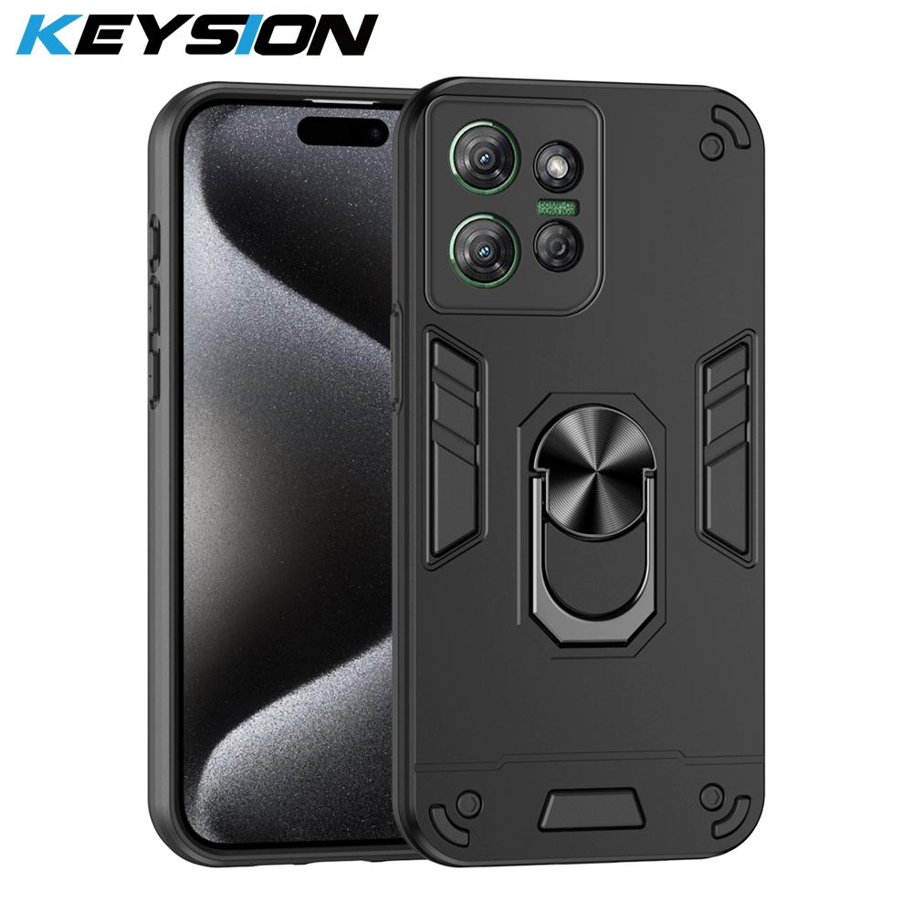 KEYSION Shockproof Armor Case for Motorola Moto G Power 2025 Soft Silicone+PC Ring Stand Phone Back Cover for MOTO GPlay 5G 2025 for Moto G Play 2025 чорний
KEYSION Shockproof Armor Case for Motorola Moto G Power 2025 Soft Silicone+PC Ring Stand Phone Back Cover for MOTO GPlay 5G 2025 for Moto G Play 2025 чорний