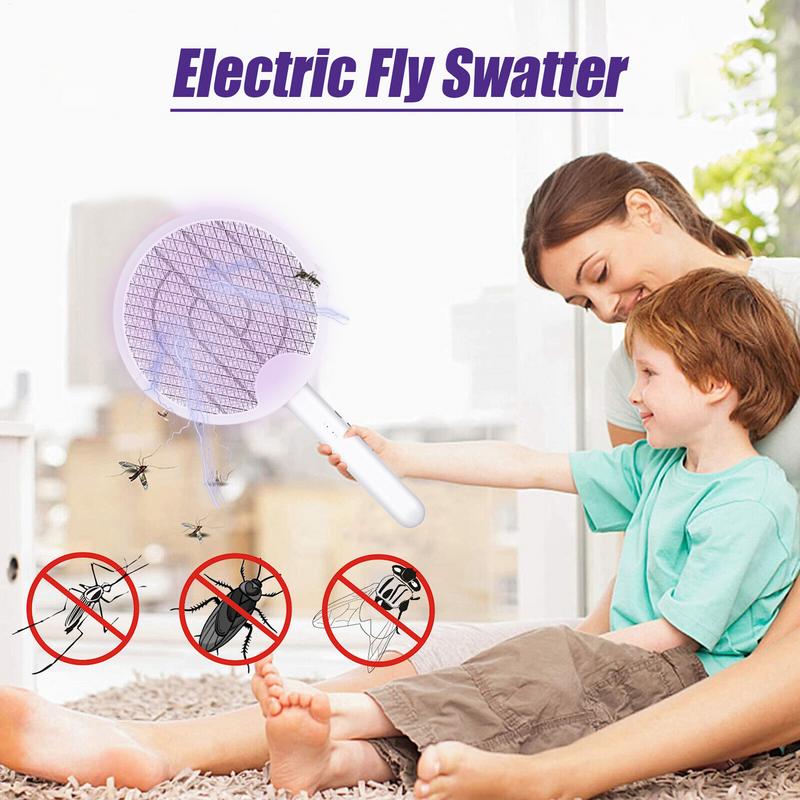 Fly Swatter Electric USB Rechargeable Electric Fly Swatter Racket Handheld Foldable Flying Catcher Portable Control Trap Lamp CHINA
Fly Swatter Electric USB Rechargeable Electric Fly Swatter Racket Handheld Foldable Flying Catcher Portable Control Trap Lamp CHINA