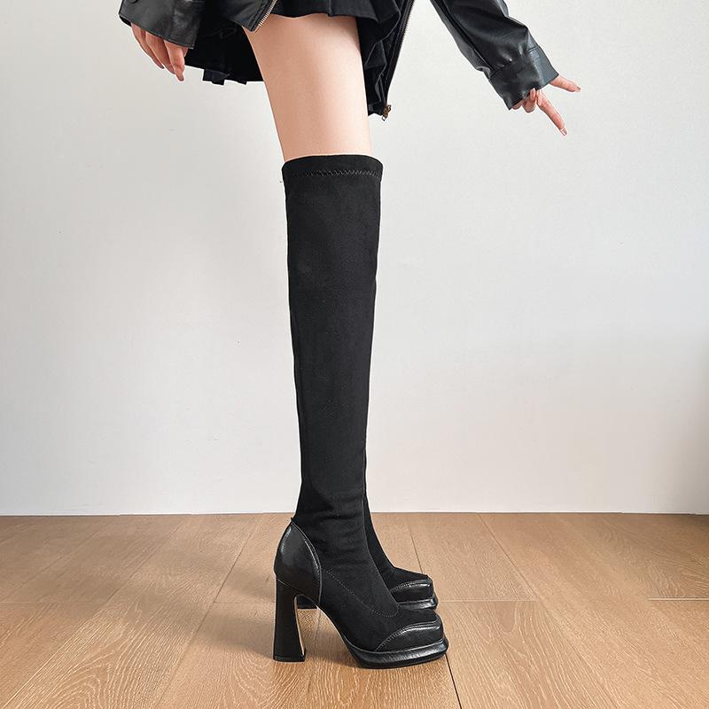 Retro knight boots women s 2025 new waterproof platform over the knee boots high heels winter black suede fashion boots 34 чёрный
Retro knight boots women s 2025 new waterproof platform over the knee boots high heels winter black suede fashion boots 34 чёрный