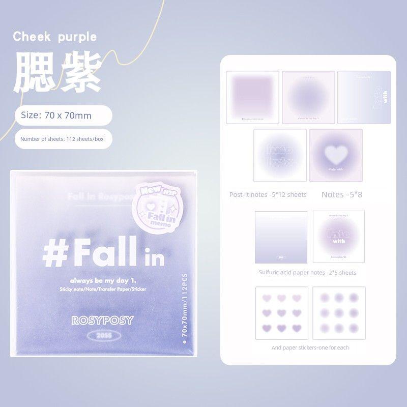 Grade Three Class Two Gradient Sticky Note Set Note Paper Good-looking Sticky Hand Account Notes for Students Index Stickers Chill purple (including 12 notes, 110 in total,
Grade Three Class Two Gradient Sticky Note Set Note Paper Good-looking Sticky Hand Account Notes for Students Index Stickers Chill purple (including 12 notes, 110 in total,