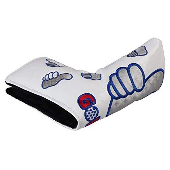 High quality PU leather Putter cover compatible with Scotty Cameron Odyssey Magnetic type closure GoodJob embroidery Pin type (White)
High quality PU leather Putter cover compatible with Scotty Cameron Odyssey Magnetic type closure GoodJob embroidery Pin type (White)