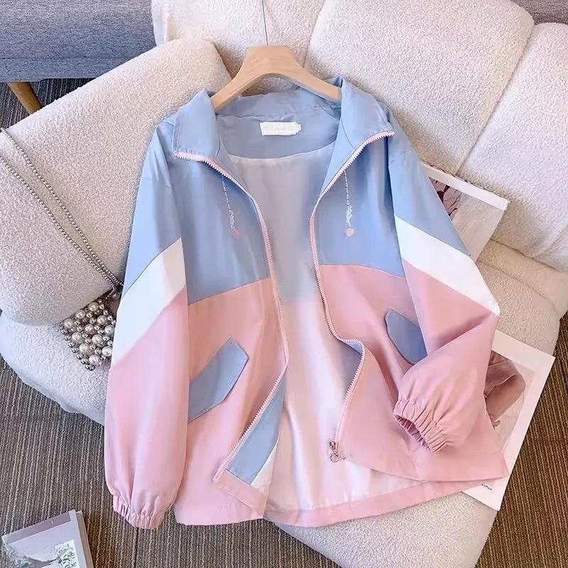 Тонкая куртка с капюшоном, женская куртка на весну и осень, свободная студенческая спортивная куртка с инструментами S розовый
Тонкая куртка с капюшоном, женская куртка на весну и осень, свободная студенческая спортивная куртка с инструментами S розовый