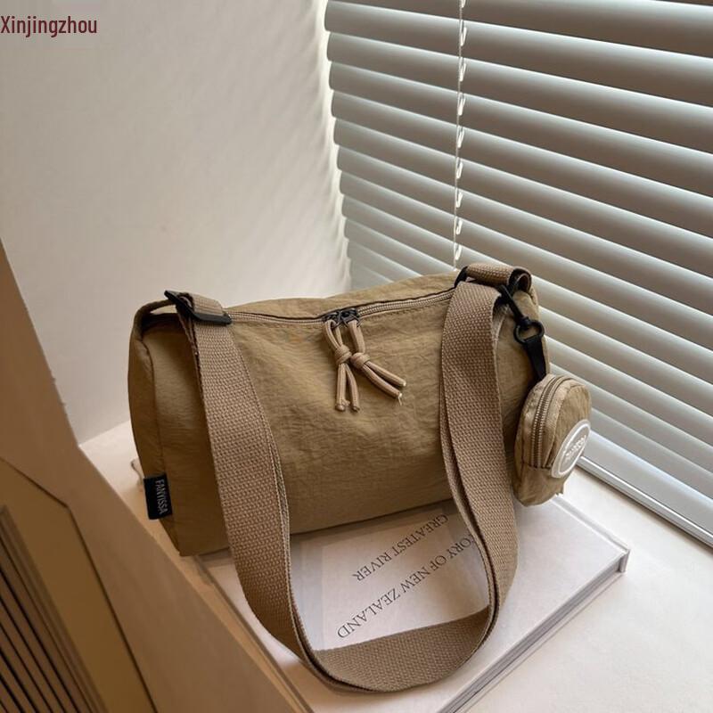 Versatile Nylon Shoulder & Crossbody Tote Bag One Size
Versatile Nylon Shoulder & Crossbody Tote Bag One Size