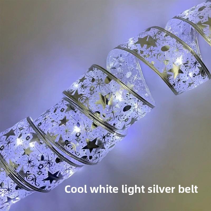 Christmas Led Ribbon Lights With Battery Box For Tree Decor And Festive Scene Lighting Silver White
Christmas Led Ribbon Lights With Battery Box For Tree Decor And Festive Scene Lighting Silver White