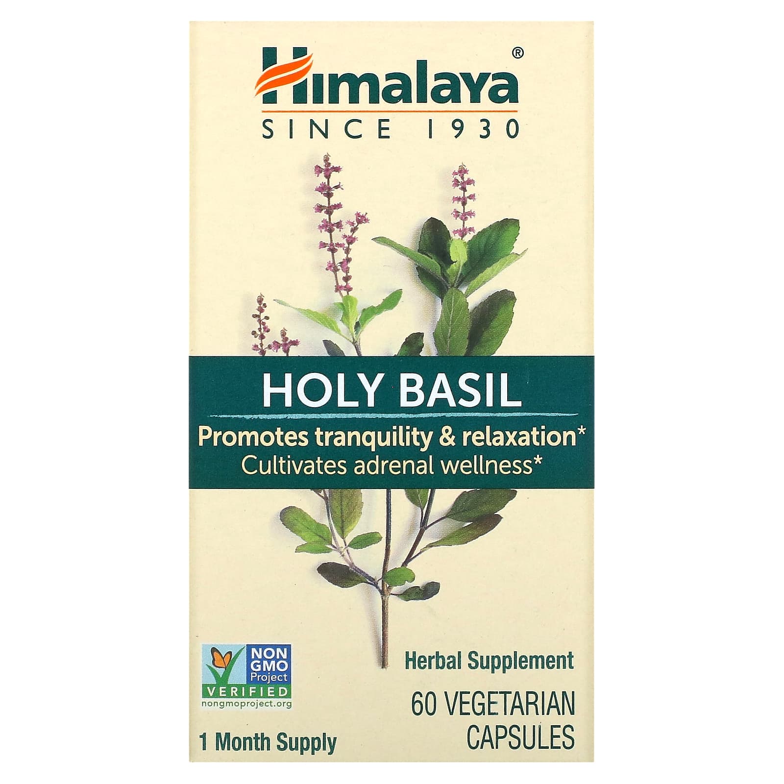 Himalaya, базилік священний, 60 вегетаріанських капсул
Himalaya, базилік священний, 60 вегетаріанських капсул
