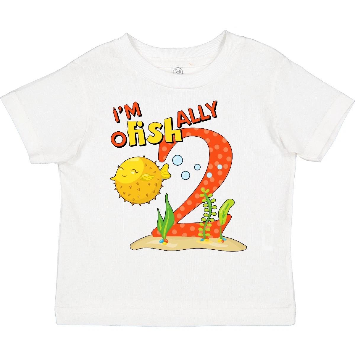 Inktastic I m O-Fish-Ally Two- Cute Puffer Fish Second Birthday Toddler kids boys T-Shirt 100
Inktastic I m O-Fish-Ally Two- Cute Puffer Fish Second Birthday Toddler kids boys T-Shirt 100