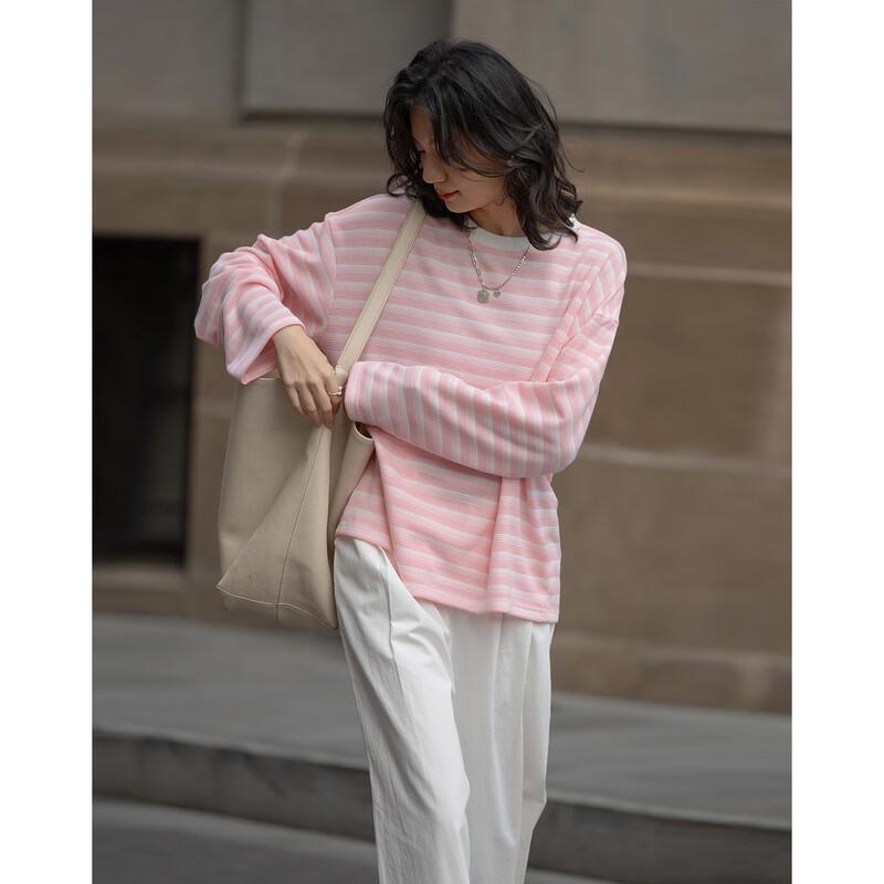 Demana Women s Korean Style Waffle Gradient Striped Sweatshirt L
Demana Women s Korean Style Waffle Gradient Striped Sweatshirt L