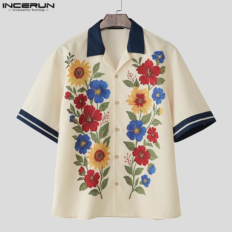 INCERUN Oversized Summer Men Lapel Neck Short Sleeve Floral Print Casual Loose Shirts M чёрный
INCERUN Oversized Summer Men Lapel Neck Short Sleeve Floral Print Casual Loose Shirts M чёрный