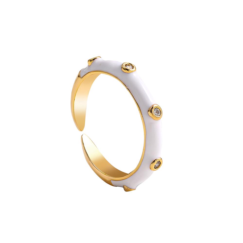 Minimalist Candy Color Enamel Open Rings for Women Ins Style Clear Micro Pave CZ Rings Stacking Adjustable Finger Zircon resizable білий
Minimalist Candy Color Enamel Open Rings for Women Ins Style Clear Micro Pave CZ Rings Stacking Adjustable Finger Zircon resizable білий