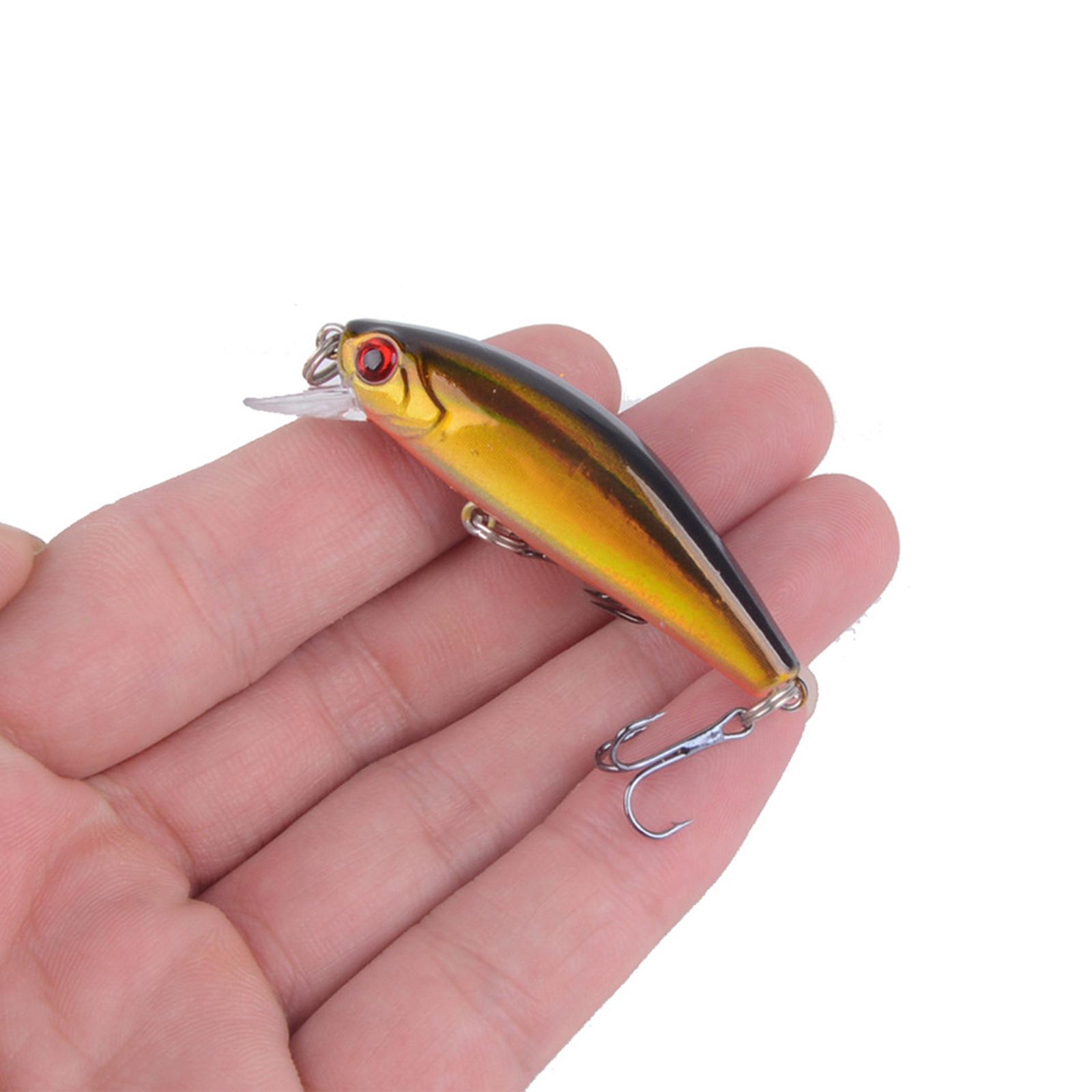 Fishing Lure Hard Bait Artificial Minnow Lure with Treble Hooks for Freshwater and Saltwater Fishing Tackle and Accessories one size
Fishing Lure Hard Bait Artificial Minnow Lure with Treble Hooks for Freshwater and Saltwater Fishing Tackle and Accessories one size
